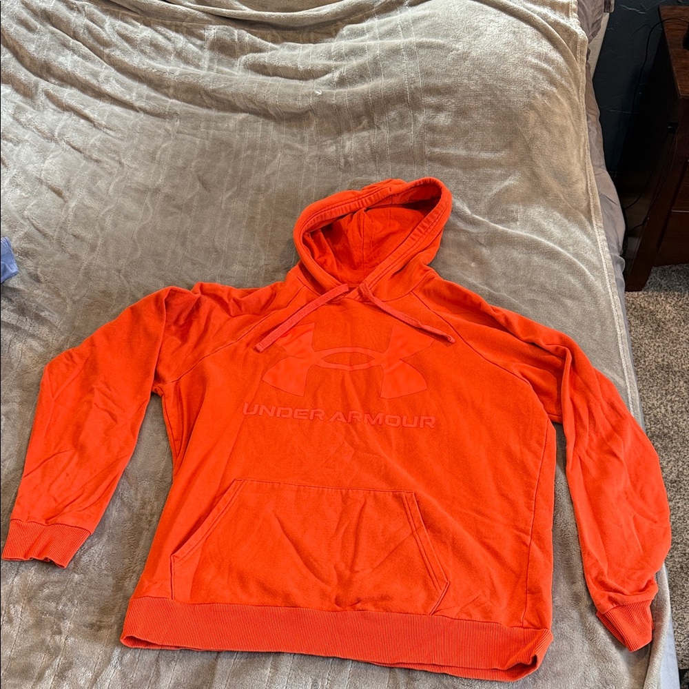 Under Armour Men's Bright Orange Hoodie
